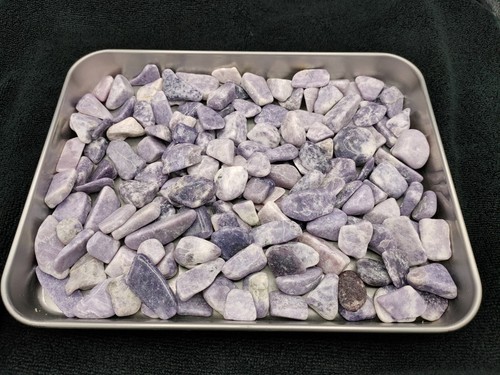 1kg lepidolite chips purple - lepidolite,