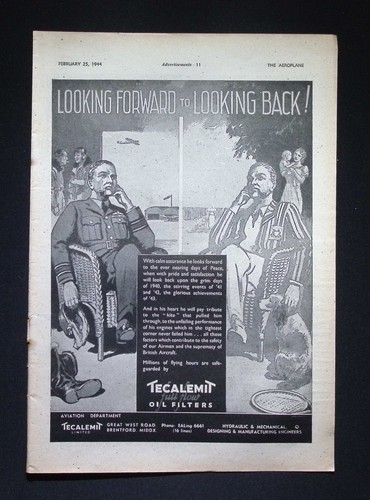 Original 1944 advert - advert, tecalemit