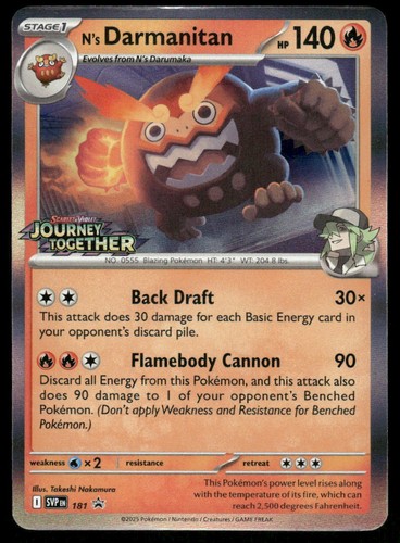 Pokemon cards darmanitan - cards, n's