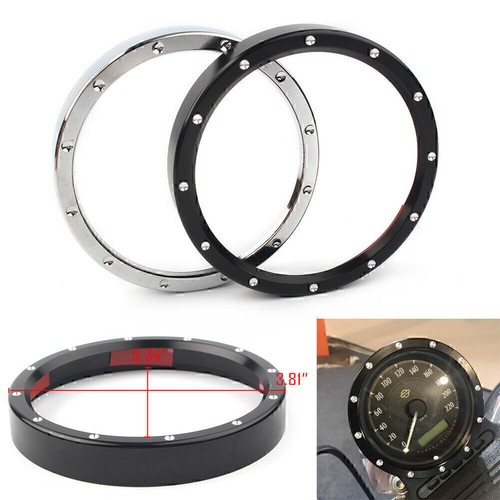 Black motor speedometer - black, gauge