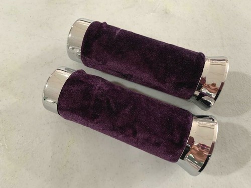 Custom bicycle grips purple - bicycle,
