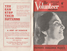 THE VOLUNTEER FOR LIBERTY April 1944. International Brigade Association. Spain.