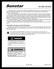 Winnebago 2003 Sunstar Motor Home Owners Manual User Guide Coil Bound