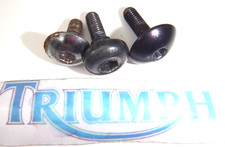 TRIUMPH STREET TRIPLE 675 R LEFT OR RIGHT RADIATOR COVER BOLTS AS SHOWN 2009