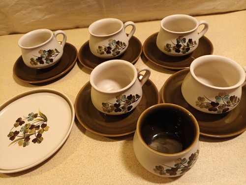 Denby shamrock tea - denby, cups