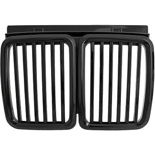 Radiator grille glossy black - grille,