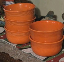 Set 5 GUSTO BOWLS Poppy Orange