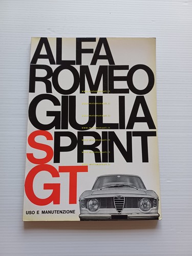 1965 alfa romeo giulia - alfa,