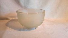BOWL SHAPED FROSTED GLASS