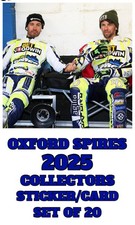 OXFORD SPIRES--2025--SET OF 20--SPEEDWAY COLLECTOR'S CARDS/STICKERS