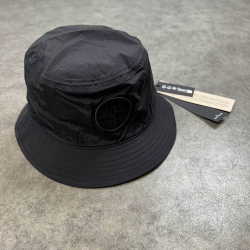 Stone island black nylon metal - island,