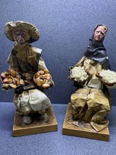 Pair of Mexican Paper Mache figures