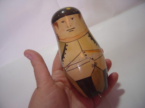 Vintage hand painted - hand, wooden