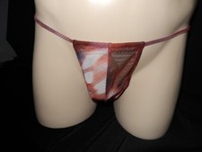 4 Pack of Small Tan Thru  Thongs