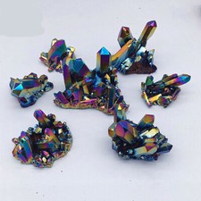 Natural Crystal Quartz Aura