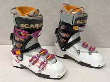 SCARPA Gea RS Womens Ski Touring Boots Mondo 26.0 UK 7 White Black Purple