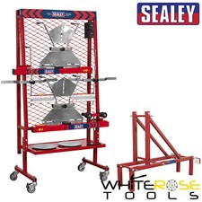 Sealey Wheel Aligner Combo 4-Wheel Laser Lift Garage