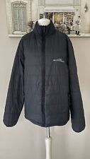 Hakro AC schnitzer Mens Jacket Size S Lightweight Padded Blue Zipper Pockets
