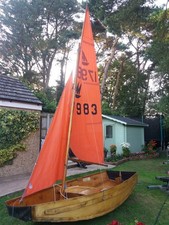 Sea Hopper Kondor folding wooden dinghy boat sail tender row