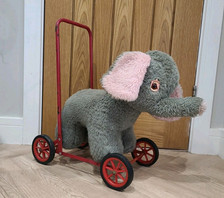 Vintage Push A Long Elephant