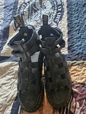 Dr. Marten Gladiator Sandals. Size 7/41. New. Unworn. Black.