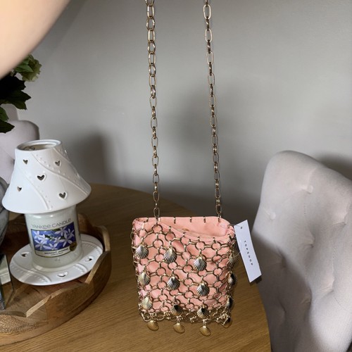 Topshop peach gold chain - topshop,
