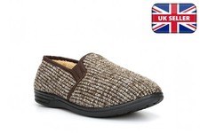 Mens Slippers Carpet Slippers Mens Slip On Slippers Mens Warm Slippers Knitted