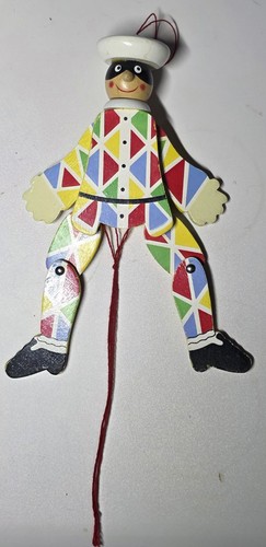 Vintage wooden jumping jack - wooden,
