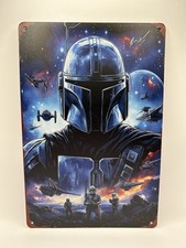 Star Wars Poster Tin Sign 12” X 8” 80s Movie Art Retro Wall Metal Sign NEW