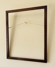 Antique Oak Picture Frame Edwardian Dark Oak Rebate 18.75 X 14.75 Inch
