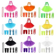 6PCS 80s Neon Tutu Leg Warmer