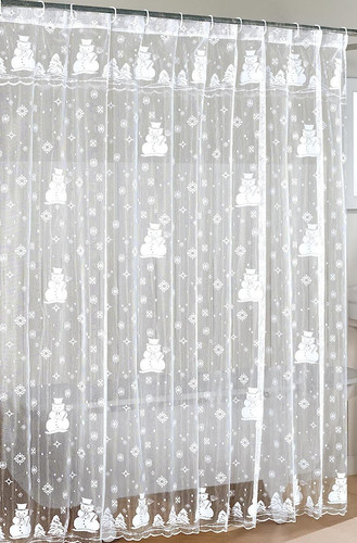 Christmas snowman lace - christmas,