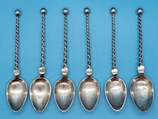 Six Twisted Handle Silver