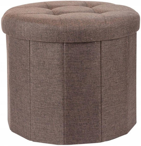 Fabric pouffe storage - fabric,