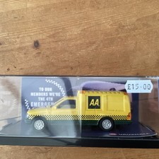 VAUXHALL AA VAN POSSIBLY CORGI BUT HAS NO OUTER SLEEVE MODEL AND PLASTIC GOOD