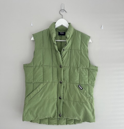 Puffa sage green quilted - sage,