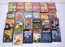 COMMODORE 64/128 GAME BUNDLE FIST II, Duck Shoot Moonwalker Out Run UNTESTED #C1