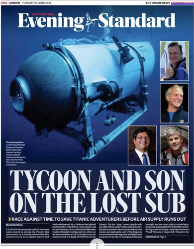 Titan submarine royal ascot - submarine,