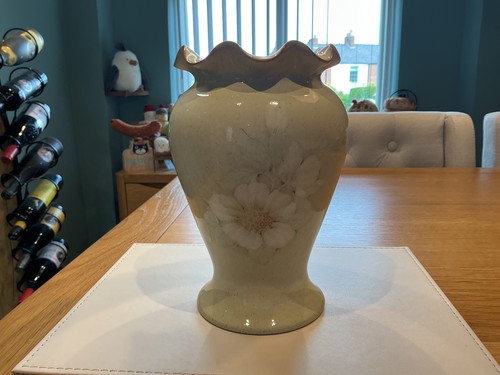 Denby daybreak vase rare - denby,