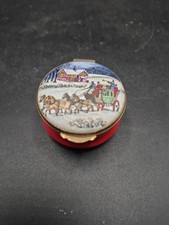 toye kenning spencer Crummles Christmas 1977 Enamel Trinket Pot