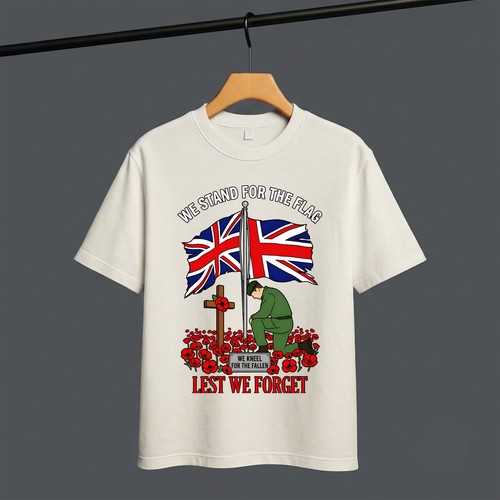 Kneeling soldier poppy - soldier,