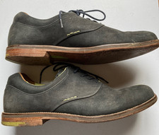 Terra Plana WREN Mens Shoes. Uk 8. Suede. Leather Soles. Black. Stitched. VGC