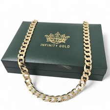 Mens 9ct Gold XP Chunky 10mm