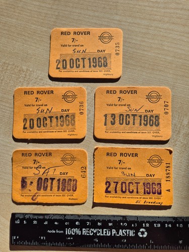 Vintage red rover bus - 5,