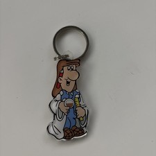 Collectible Tetley Tea Folk Key Ring Lyons Tetley Limited 1995 Character Sydney
