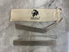 Metal Straws 10 pcs Pack