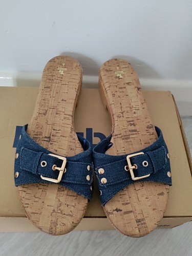 Ladies denim open toes - tu,