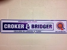 BMC Rosette Croker & Bridger Banner 1 off 1220mm 4ft wide