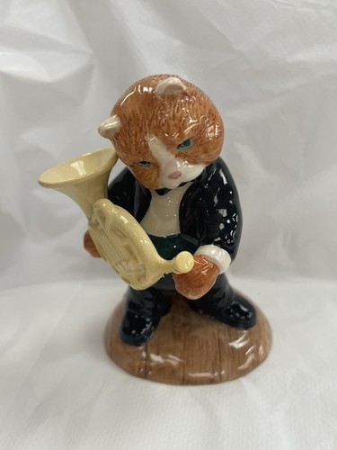 Beswick cat band bravura - bravura, brass