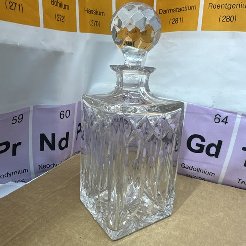 Antique cut glass decanters
